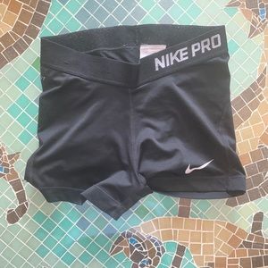 black nike pro spandex